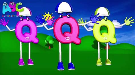 Phonics Letter Q Song | ABC Song | ABC rhymes for children in 3D | Q ...