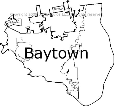 Baytown Zip Code Map - Draw A Topographic Map