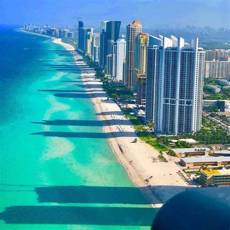 Sunny Isles Beach, Florida 📸 @southbeachhelicopters #florida #usa