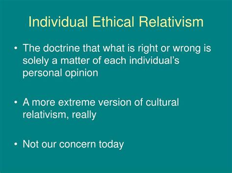 PPT - Cultural Relativism and Our Obligations to Those Outside Canada ...