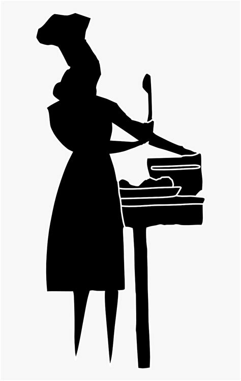 Silhouette Baking Clipart Black And White, 205 985 Cooking Utensils ...