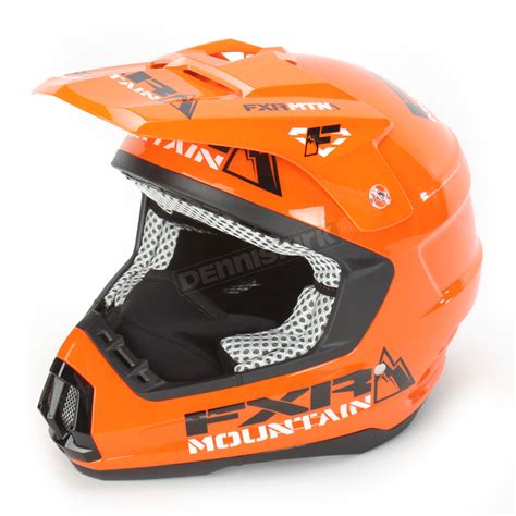 FXR Racing Orange Mountain Torque Helmet - 14426 ATV Dirt Bike ...