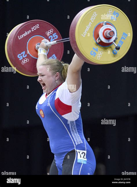 London, Britain - Russia's Tatiana Kashirina lifts 151 kilograms in the ...