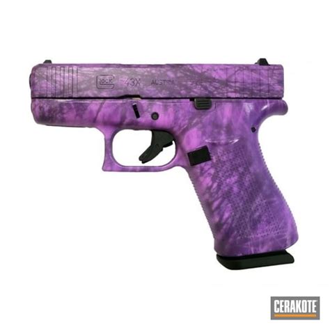 Cerakoted Mixed Purple Glock 43X | Cerakote