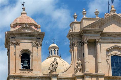 Noto Cathedral in Noto, Sicily, Italy Stock Image - Image of baroque ...