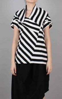 Mu Apparel Draped Stripes Knit Top Striped Knit, Striped Top, Stripes