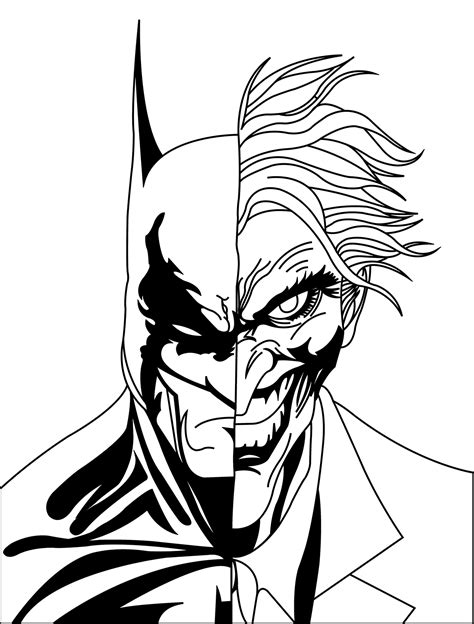 Easy Batman Coloring Pages