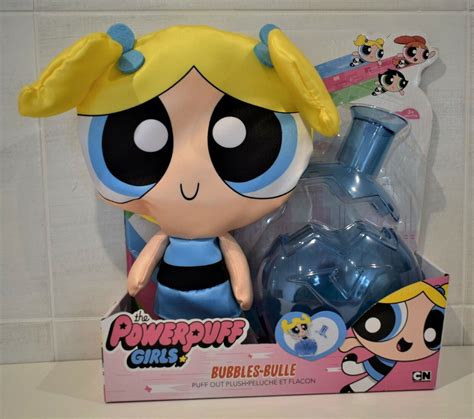 CARTOON NETWORK POWERPUFF GIRLS BUBBLES BUTTERCUP Or BLOSSOM SOFT TOY ...