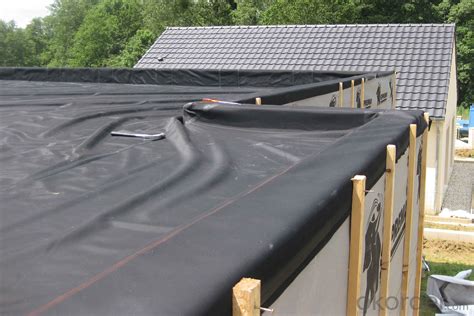 EPDM Coiled Rubber Waterproof Membrane with Fleeced Back real-time ...