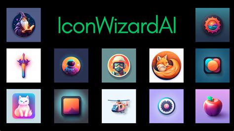 AI Icon Generator | Create Stunning Icons with AI | IconWizardAI.com