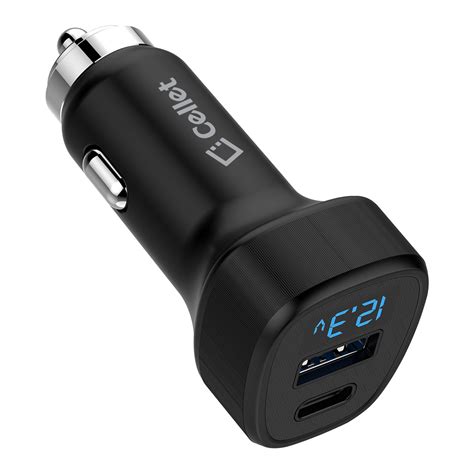 Dual USB Car Charger, Universal High Power 36Watt Dual (USB A & USB C ...