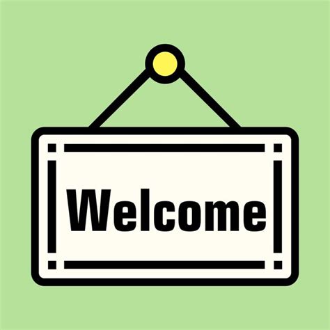 Premium Vector | Welcome banner in cartoon vector and welcome page icon ...