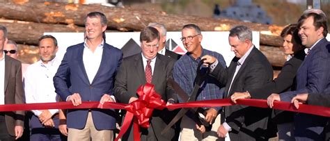 Mission Forest Products Holds Ribbon-Cutting for New Sawmill at Corinth ...