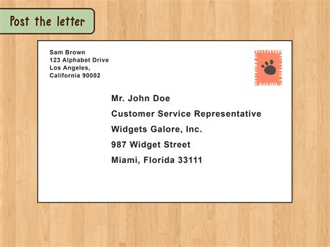 Formal Letter Format Envelope - Leah Beachum's Template