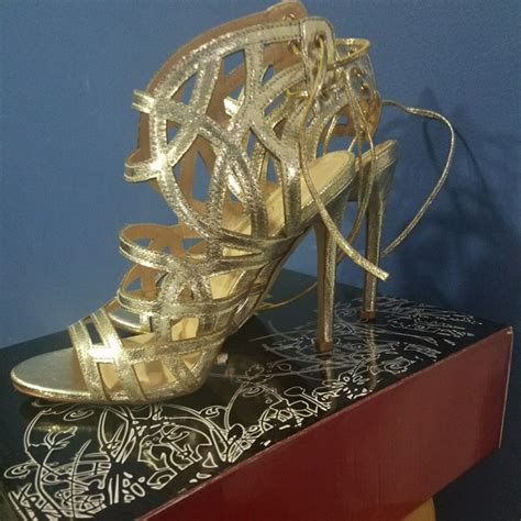 Liliana | Shoes | Liliana Gold Heels | Poshmark