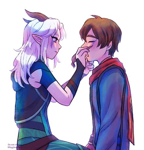 Rayla Dragon Prince, Prince Dragon, Dragon Princess, Couple Cartoon ...