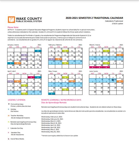 Wake County Public School Calendar Traditional 2024-2025 - 2024 ...