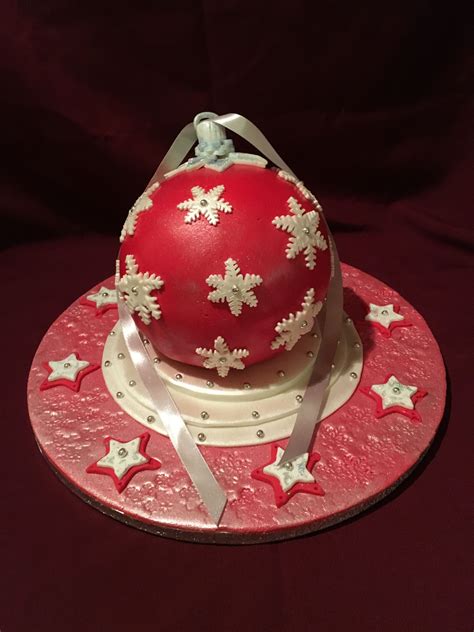 Christmas bauble cake Crazy Cakes, Christmas Baubles, Baking, Desserts ...