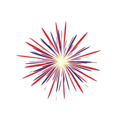 Premium Vector | Fireworks logo vector