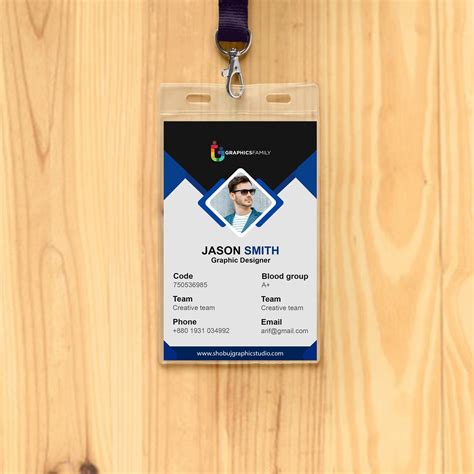 Office Id Card Design Psd Id Card Template | Images and Photos finder