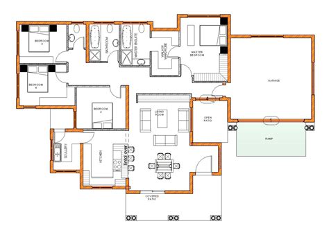 free 4 bedroom house plans and designs image – New Home Floor Plans