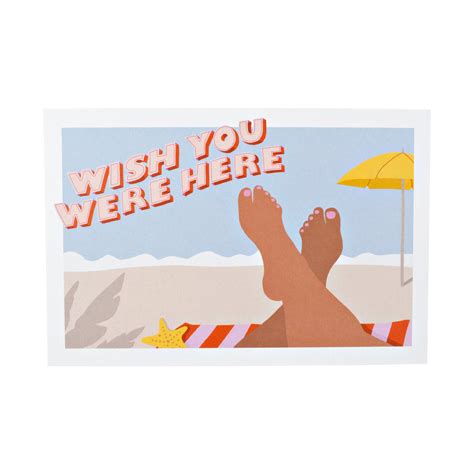 Wish You Were Here Postcard 20 Pack – Pipsticks