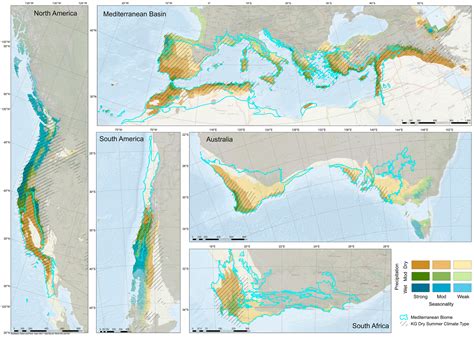 Mediterranean Biome Map