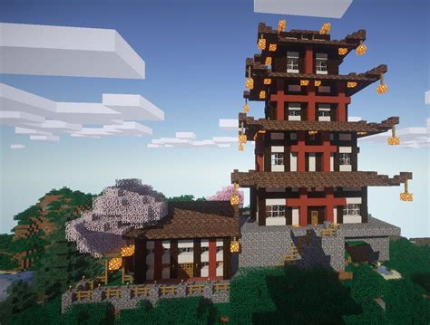 Traditional Chinese House 2 - Minecraft Blueprints