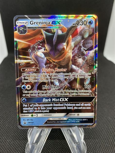 Mavin | Detective Pikachu Greninja GX SM197 Black Star Promo Holo ...