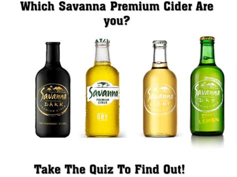 Which Savanna Premium Cider Are You? | Playbuzz