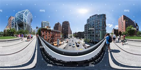 360° view of New York City High Line at W23rd St - Alamy