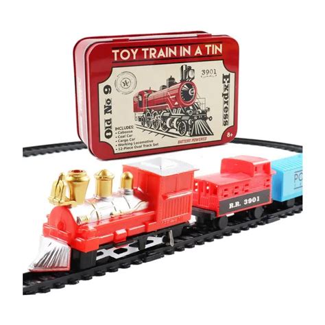 Mini Electric Rail Car Small Train Toy Children Electric Puzzle Car Toy ...