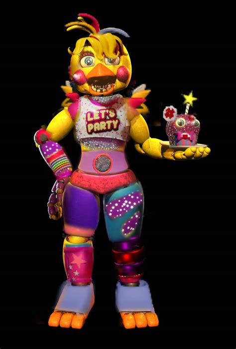 Fnaf 2 Toy Chica Redesign by MegaXPhoenix on DeviantArt