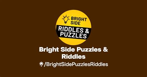 Bright Side Puzzles & Riddles | Linktree