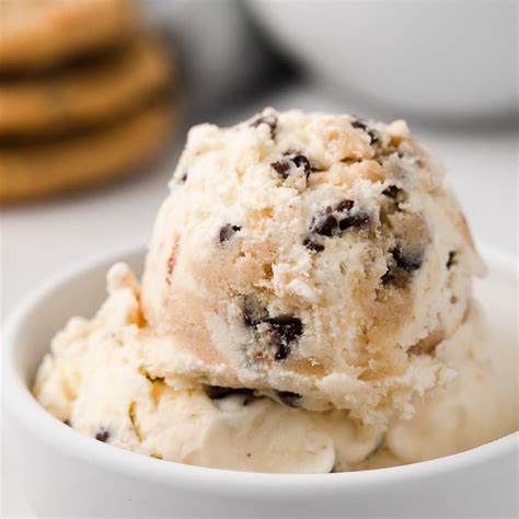 Chocolate Chip Cookie Dough Ice Cream | (Gluten-Free)