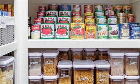 What is in a kitchen pantry?