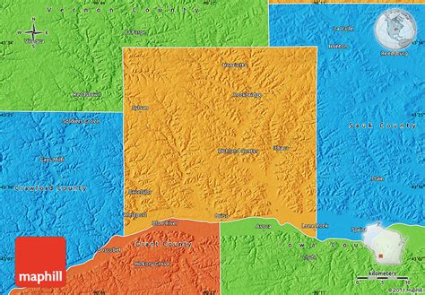 Political Map of Richland County