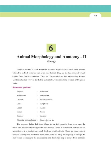 (PDF) Animal Morphology and Anatomy - II - DOKUMEN.TIPS