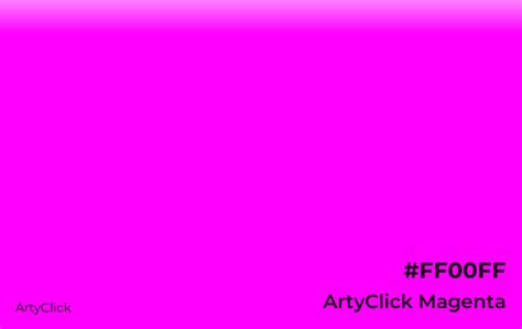 ArtyClick Magenta Color | ArtyClick