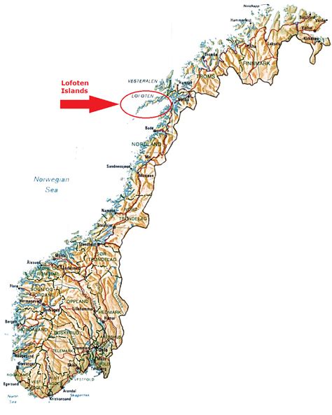 01 Lofoten map Norway position - Foreign Policy Blogs