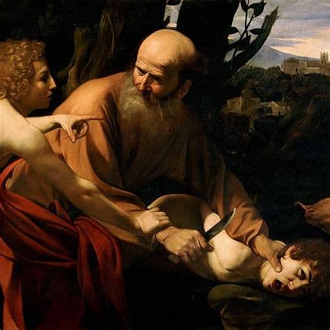 Sacrifice of Isaac-Caravaggio - Allegra Lab