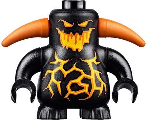 LEGO NEXO KNIGHTS BLACK SCURRIER LAVA MINION MONSTER MINIFIGURE 70325 # ...