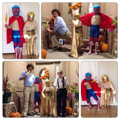 Nacho Libre themed costumes. Nacho, Ramses, and Nacho in his ...