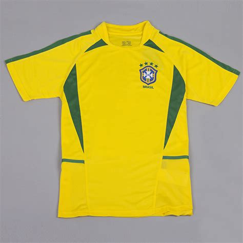 Brazil 2002 World Cup Retro Futebol Jersey [Free Shipping]