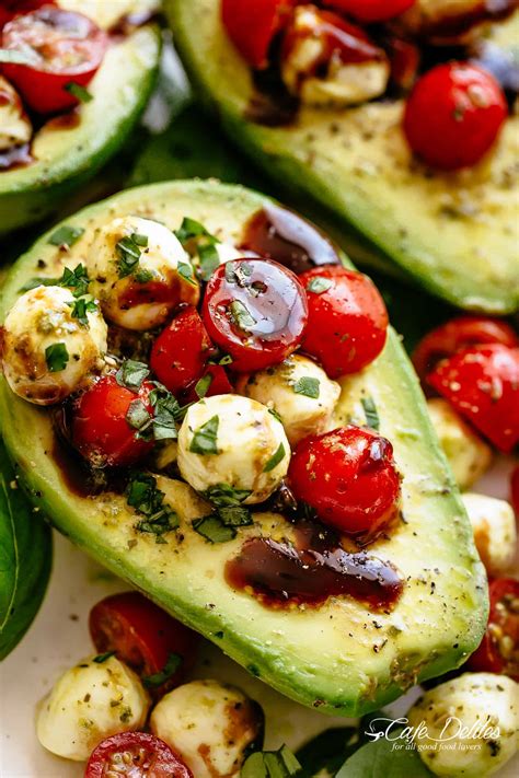 Caprese Stuffed Avocado | Recipe Cart