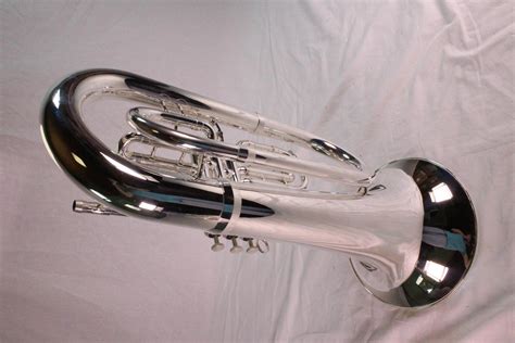 King Professional Model K30SP Marching Euphonium SILVER PLATE DISPLAY ...