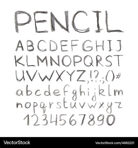 Pencil Script Font