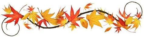 Autumn Leaves Bar Divider | Page borders design, Leaf clipart, Drawing ...