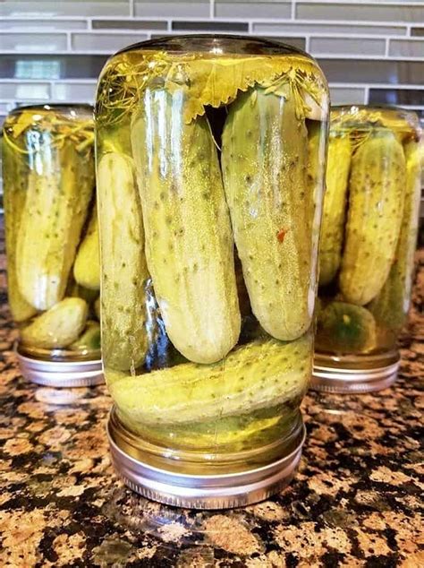 Easy Canned Dill Pickles Recipe - Valya's Taste of Home