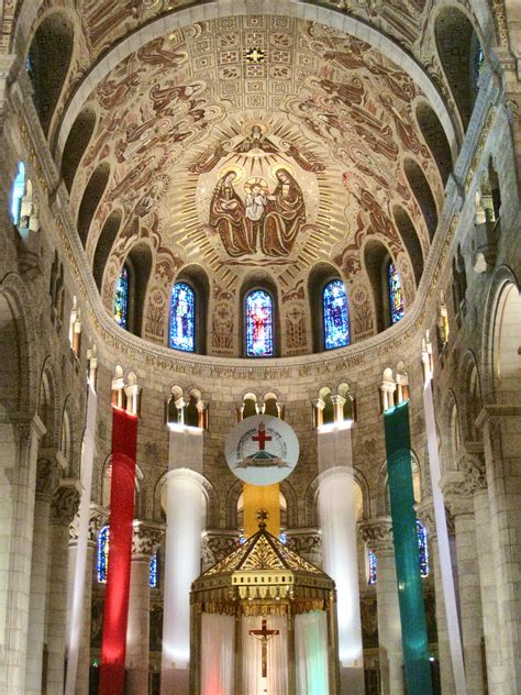 The Basilica of Sainte-Anne-de-Beaupré — at Quebec City, Quebec ...